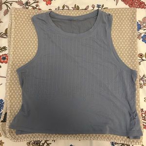 Lululemon Train to be tank - Rain Stripe Chambray - size 10